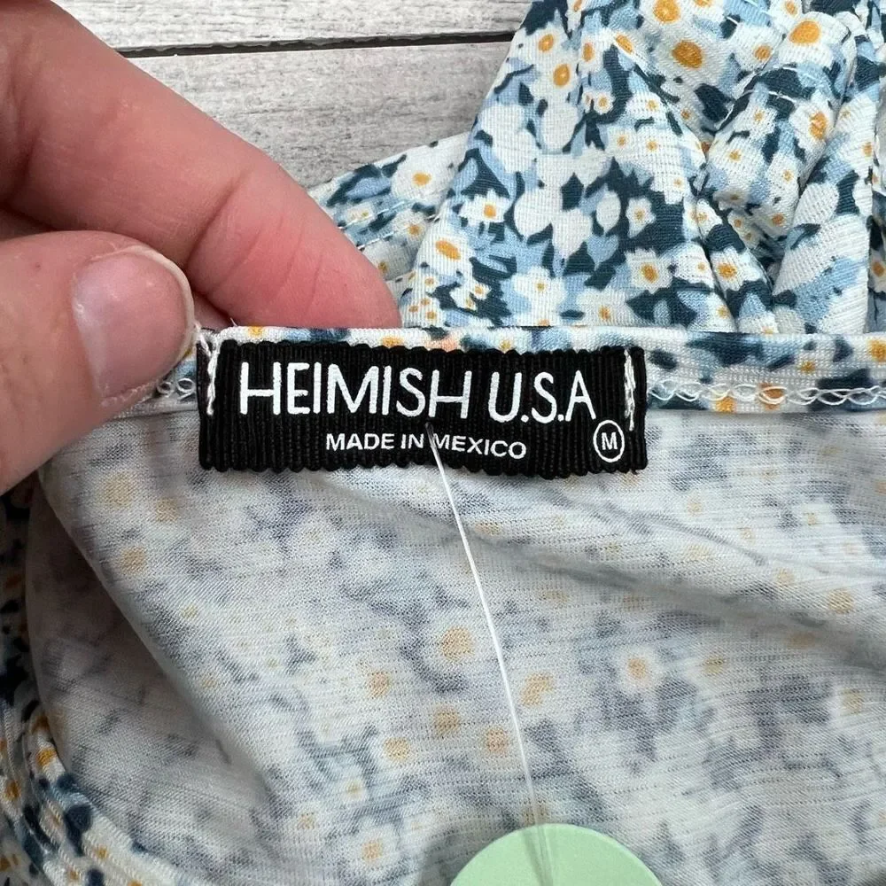 Heimish NWT flowy babydoll top M‎